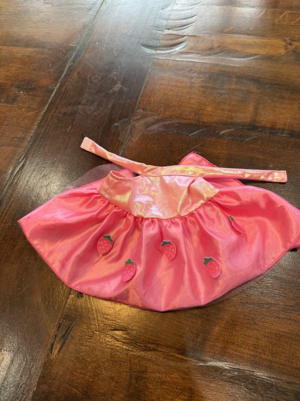 Build A Bear Strawberry Dress Pink Halterneck Dress With Strawberry Detail
